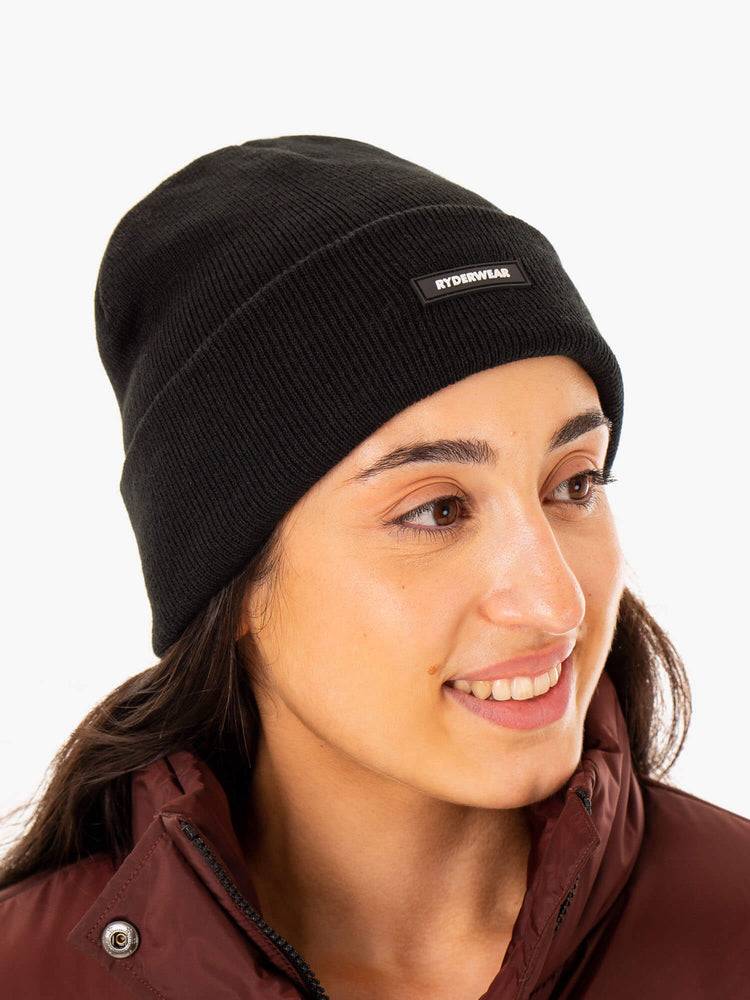 Akcesoria Damskie Ryderwear Women Ryderwear Beanie Czarne | PL1006XF