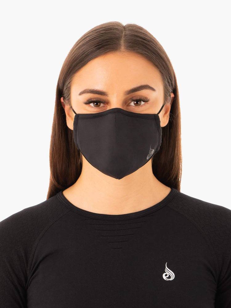 Akcesoria Damskie Ryderwear Women Ryderwear Face Mask Czarne | PL1014EX