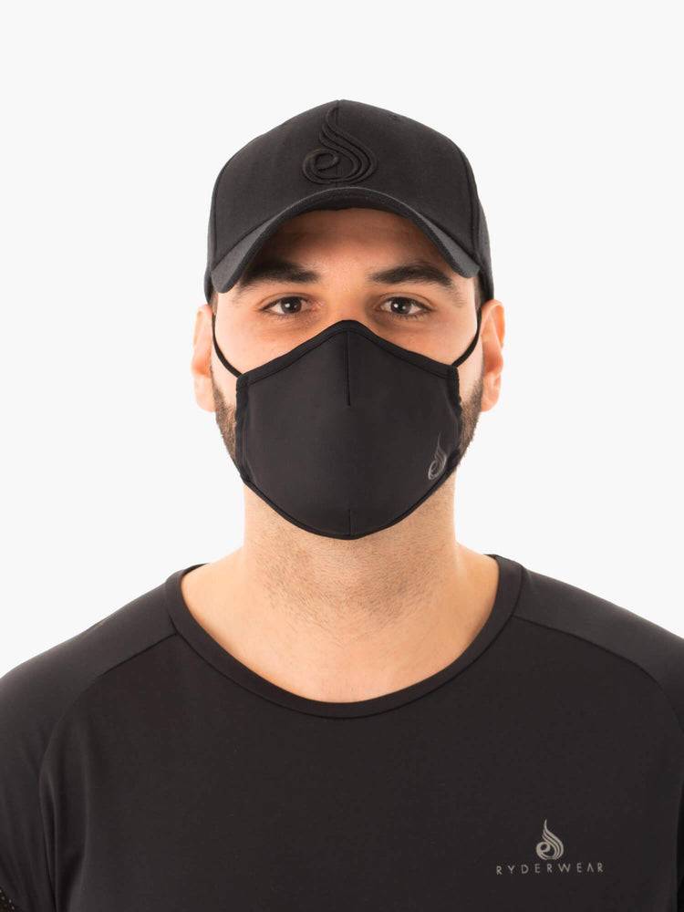 Akcesoria Damskie Ryderwear Women Ryderwear Face Mask Czarne | PL1014EX