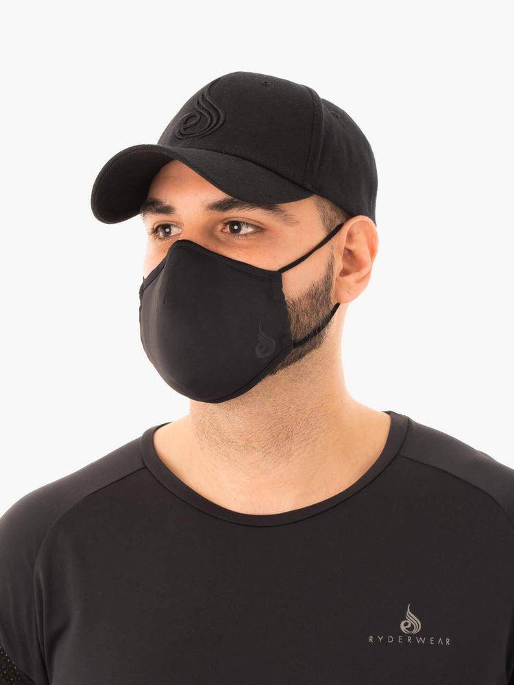 Akcesoria Męskie Ryderwear Men Ryderwear Face Mask Czarne | PL2511VD