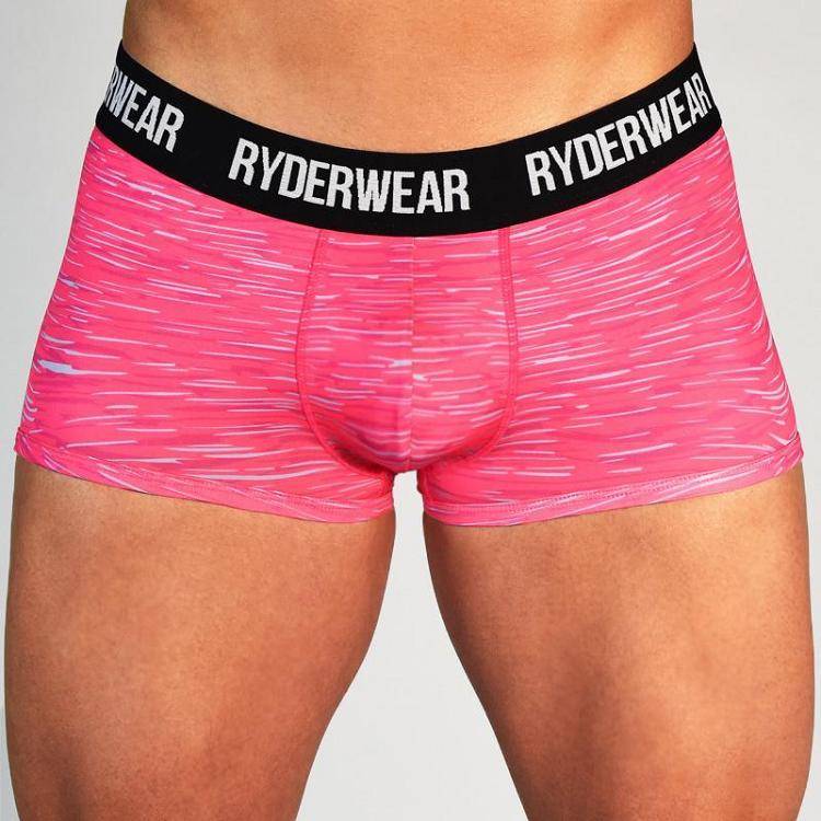 Bielizny Damskie Ryderwear Women Underwear Bokser Brief Różowe | PL1037MA