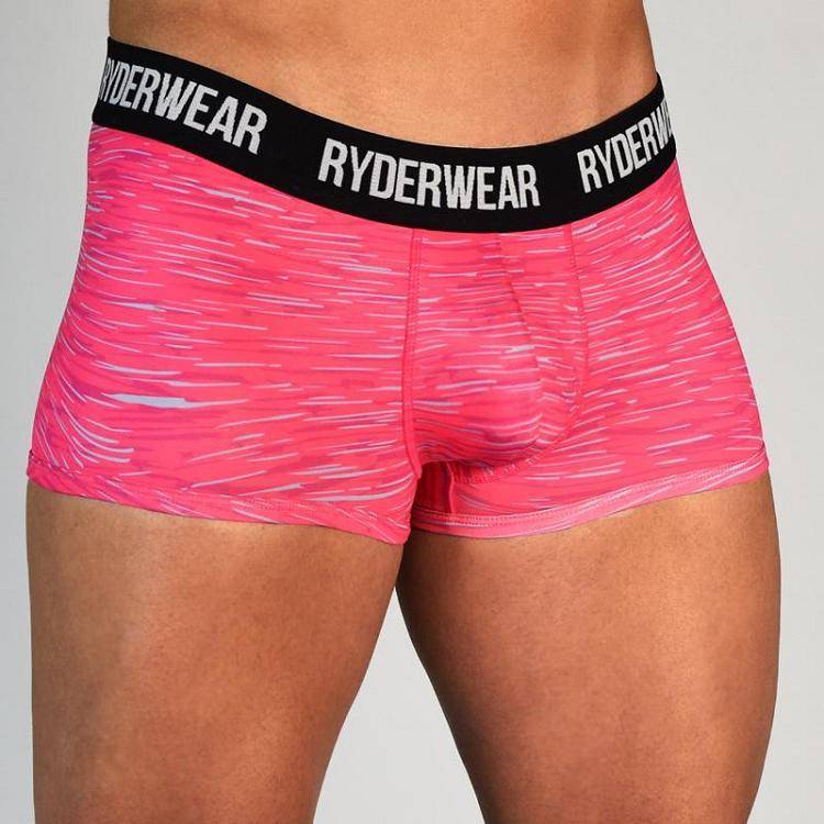 Bielizny Damskie Ryderwear Women Underwear Bokser Brief Różowe | PL1037MA