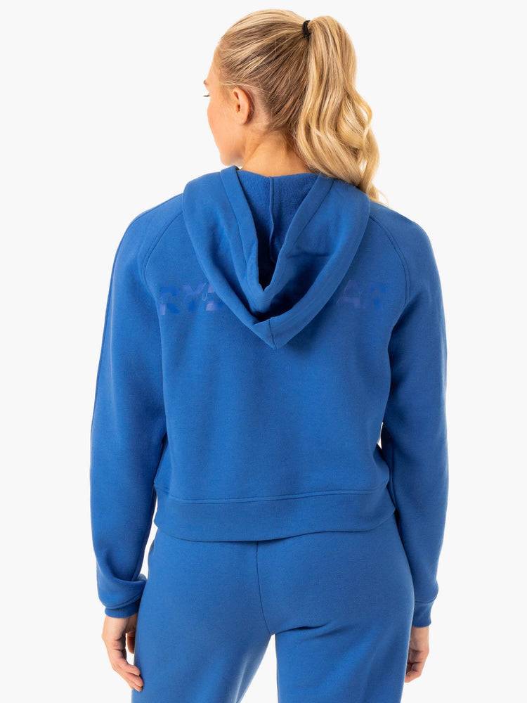 Bluzy Z Kapturem Damskie Ryderwear Women Hoodie Sideline Jasny Niebieskie | PL2456MA