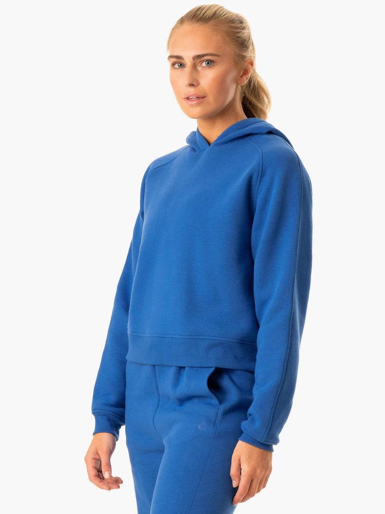 Bluzy Z Kapturem Damskie Ryderwear Women Hoodie Sideline Jasny Niebieskie | PL2456MA