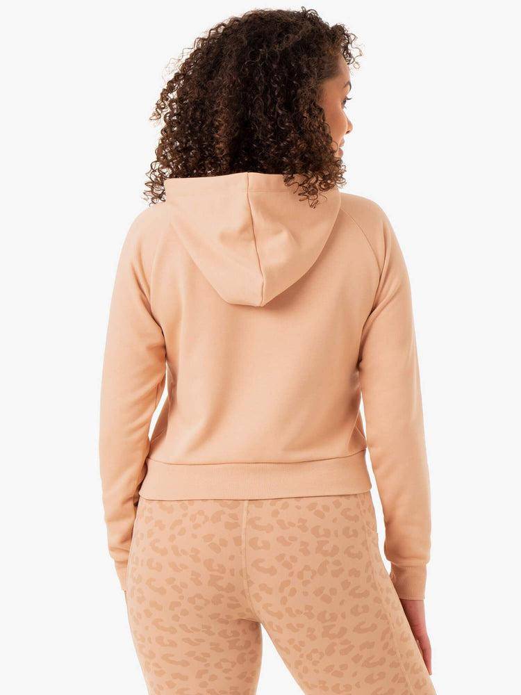 Bluzy Z Kapturem Damskie Ryderwear Women Hoodie Ultra Pullover Brązowe | PL2465JJ