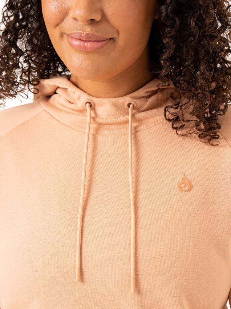 Bluzy Z Kapturem Damskie Ryderwear Women Hoodie Ultra Pullover Brązowe | PL2465JJ