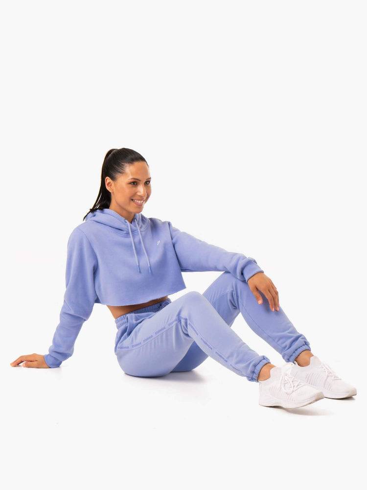 Bluzy Z Kapturem Damskie Ryderwear Women Hoodie Base Pullover Fioletowe | PL2478RW