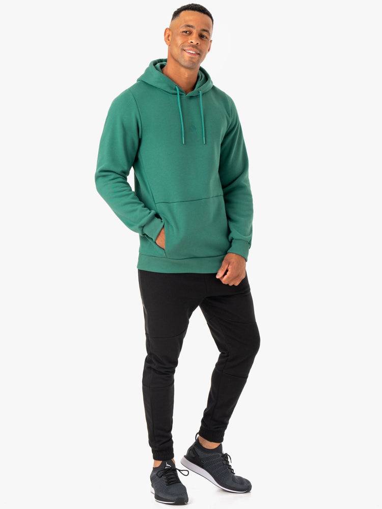 Bluzy Z Kapturem Męskie Ryderwear Men Hoodie Restore Pullover Zielone | PL2667HK