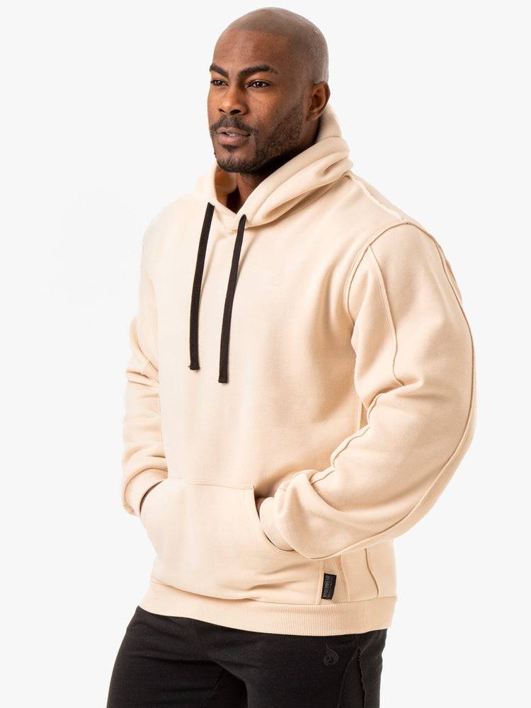 Bluzy Z Kapturem Męskie Ryderwear Men Hoodie Force Pullover Brązowe | PL2689ZG