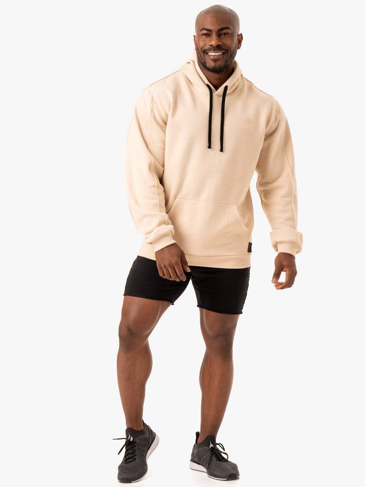 Bluzy Z Kapturem Męskie Ryderwear Men Hoodie Force Pullover Brązowe | PL2689ZG