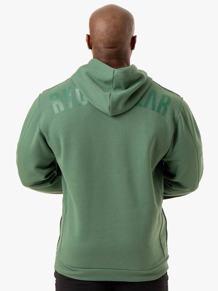 Bluzy Z Kapturem Męskie Ryderwear Men Hoodie Force Pullover Zielone | PL2691KI