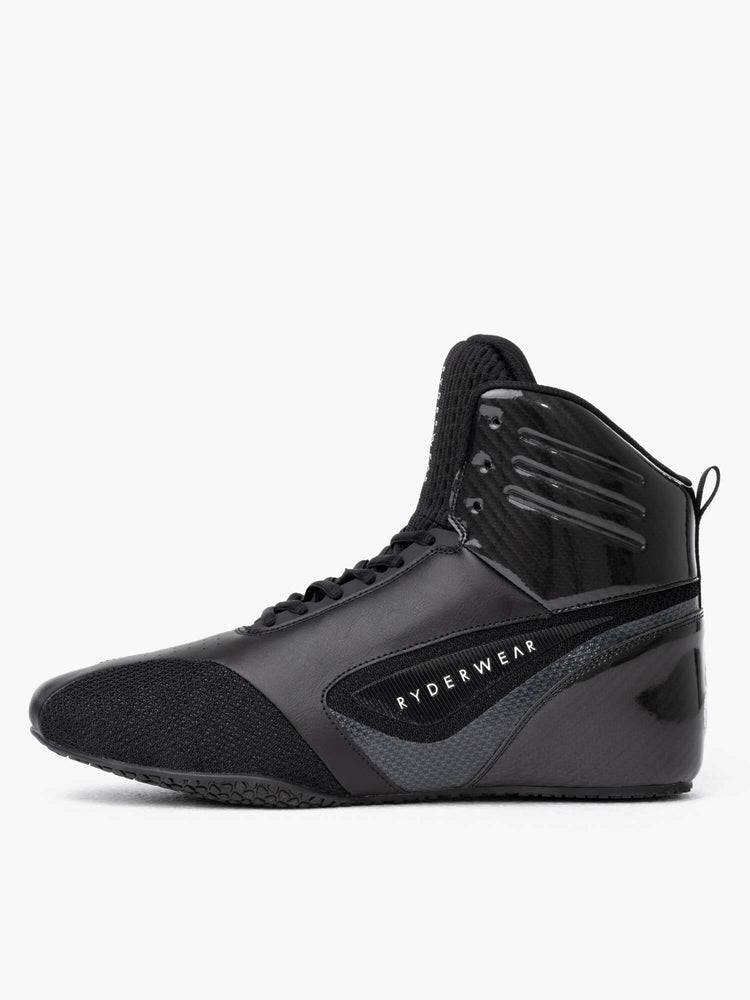 Buty Męskie Ryderwear Men Shoes D-Mak Carbon Fibre Czarne | PL2579UT