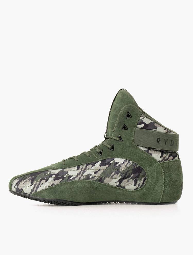 Buty Męskie Ryderwear Men Shoes D-Mak II Zielone Camo | PL2571GL