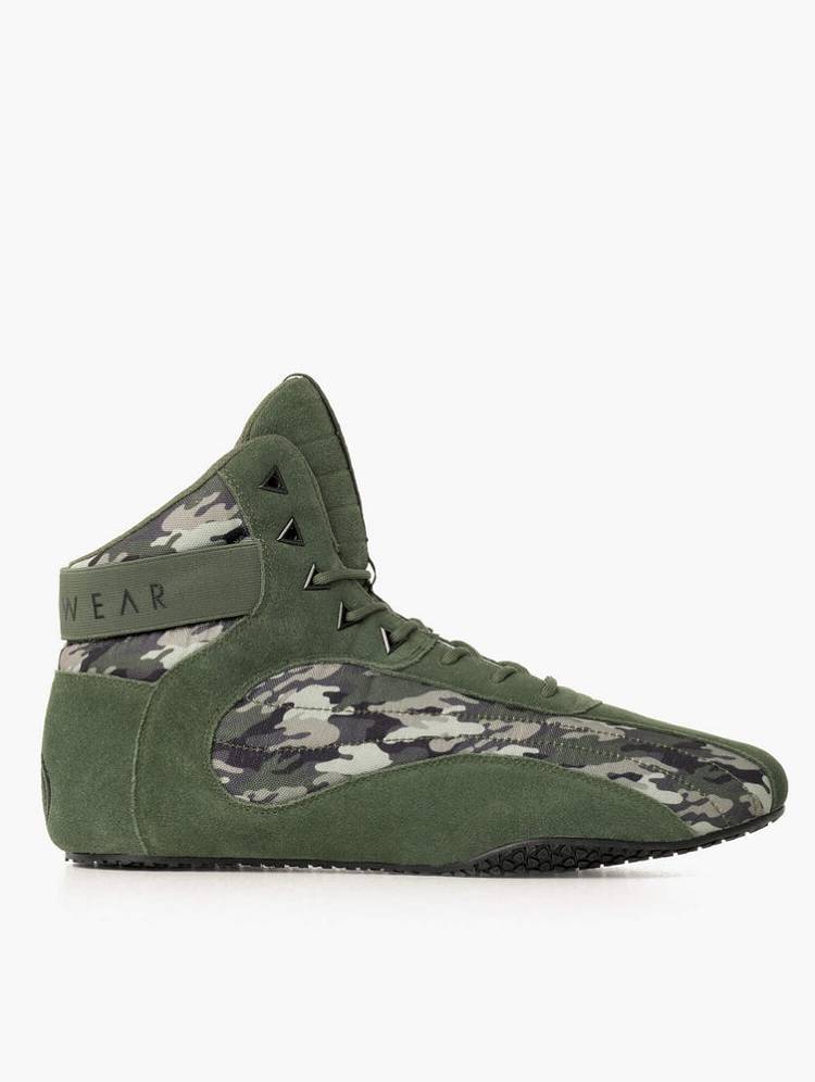 Buty Męskie Ryderwear Men Shoes D-Mak II Zielone Camo | PL2571GL