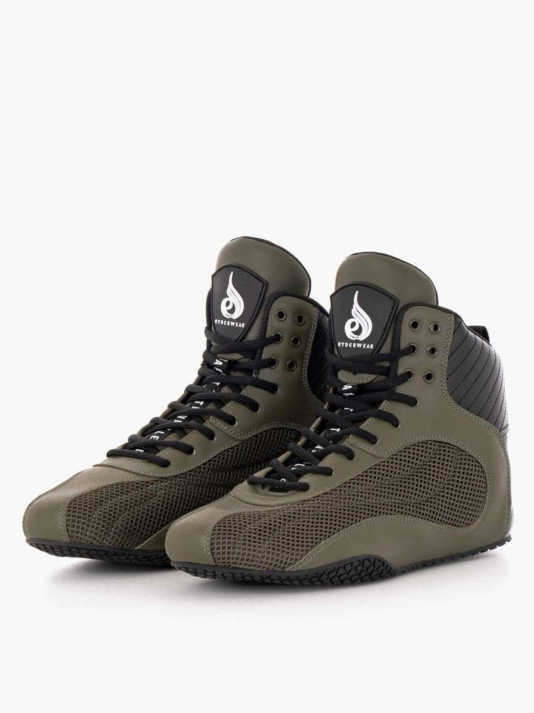 Buty Męskie Ryderwear Men Shoes D-Mak Velocity Khaki | PL2555TV