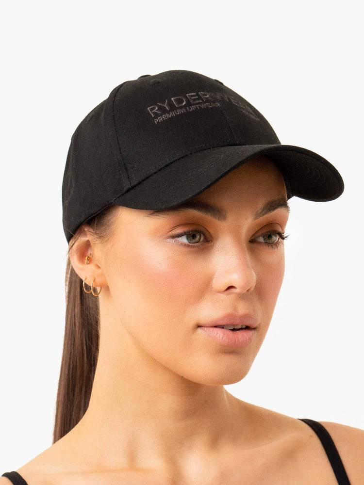 Czapki Męskie Ryderwear Men Caps Frequency Czarne | PL2542KI