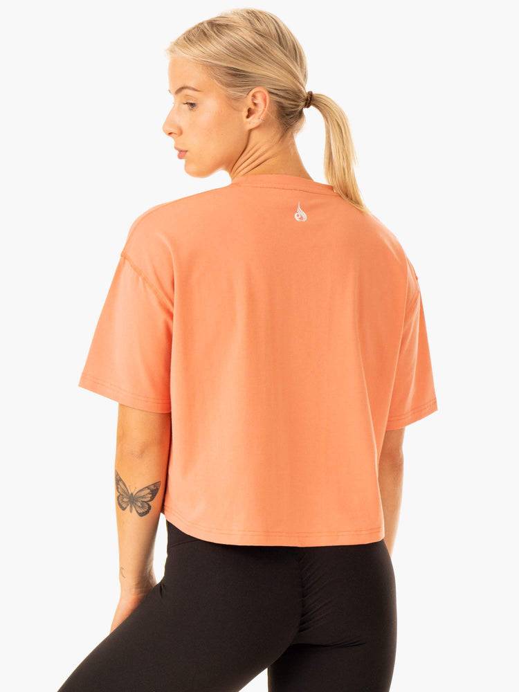 Koszulki Damskie Ryderwear Women T Shirts Edit Pomarańczowe | PL1392JJ