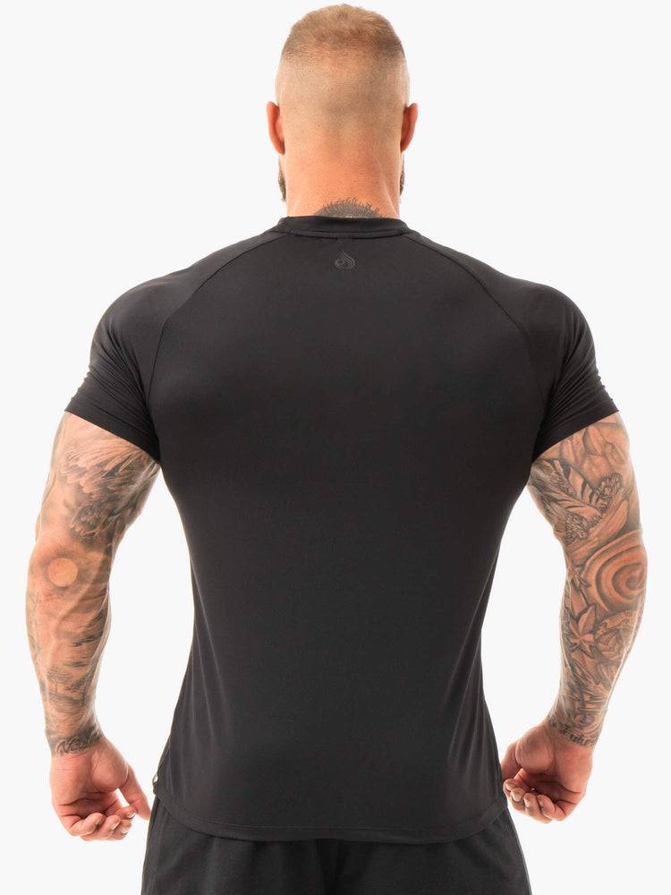 Koszulki Męskie Ryderwear Men T Shirts Combat Czarne | PL2941MA