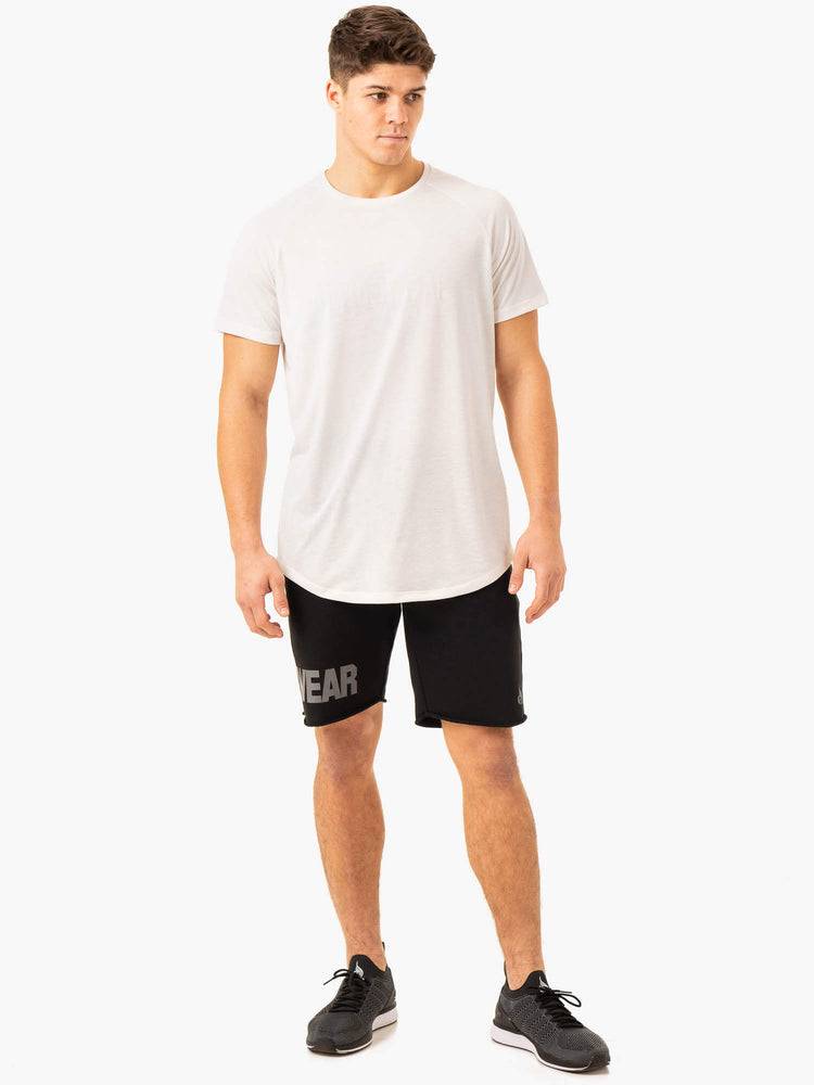 Koszulki Męskie Ryderwear Men T Shirts Heritage Białe | PL2904KI