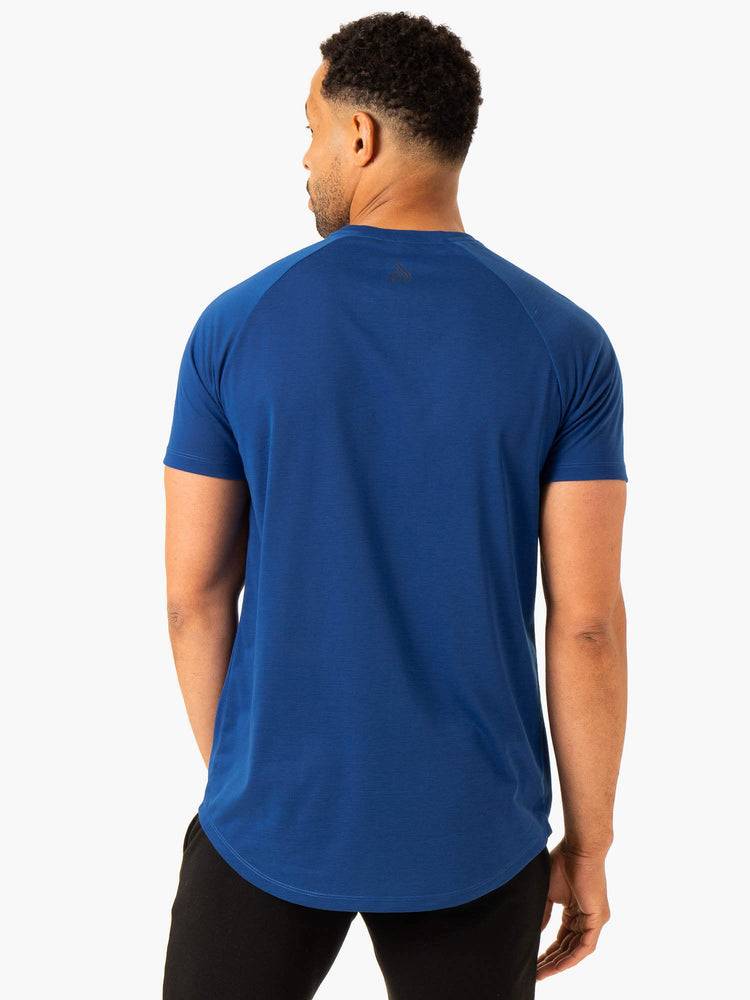 Koszulki Męskie Ryderwear Men T Shirts Heritage Jasny Niebieskie | PL2905JJ