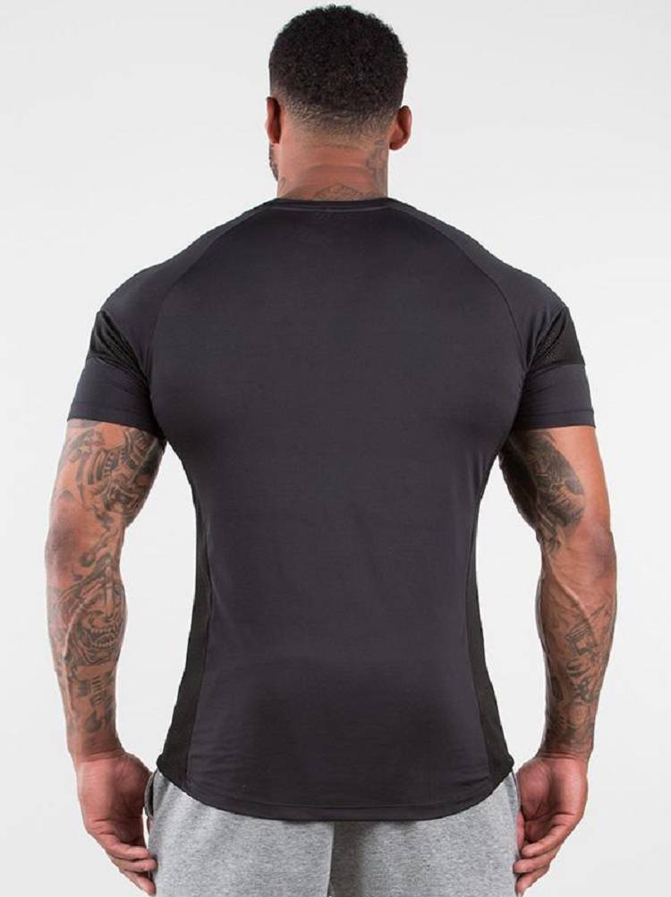 Koszulki Męskie Ryderwear Men T Shirts Iron Czarne | PL2902ZG