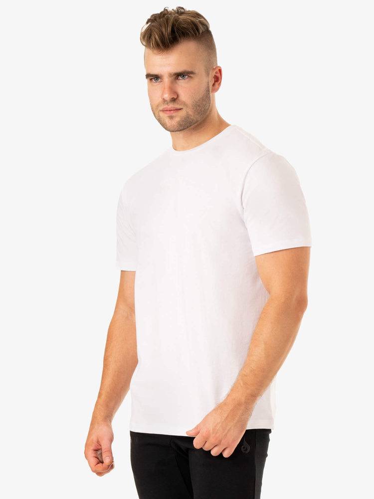 Koszulki Męskie Ryderwear Men T Shirts Limitless Białe | PL2892RW