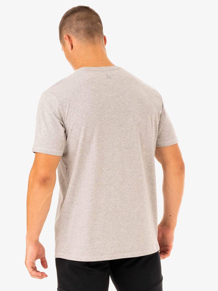 Koszulki Męskie Ryderwear Men T Shirts Limitless Szare | PL2893EX