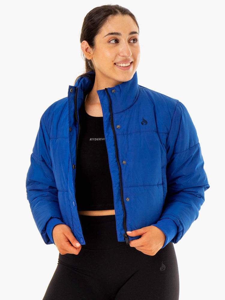 Kurtka Damskie Ryderwear Women Jackets Apex Puffer Jasny Niebieskie | PL2433VD