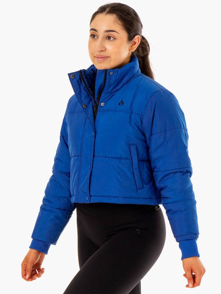 Kurtka Damskie Ryderwear Women Jackets Apex Puffer Jasny Niebieskie | PL2433VD