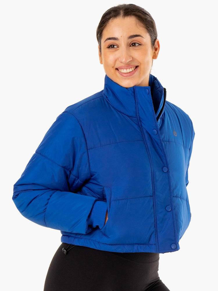 Kurtka Damskie Ryderwear Women Jackets Apex Puffer Jasny Niebieskie | PL2433VD