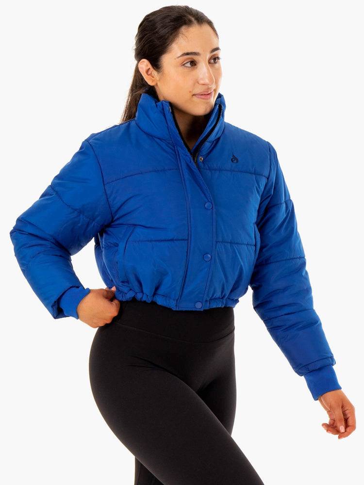 Kurtka Damskie Ryderwear Women Jackets Apex Puffer Jasny Niebieskie | PL2433VD