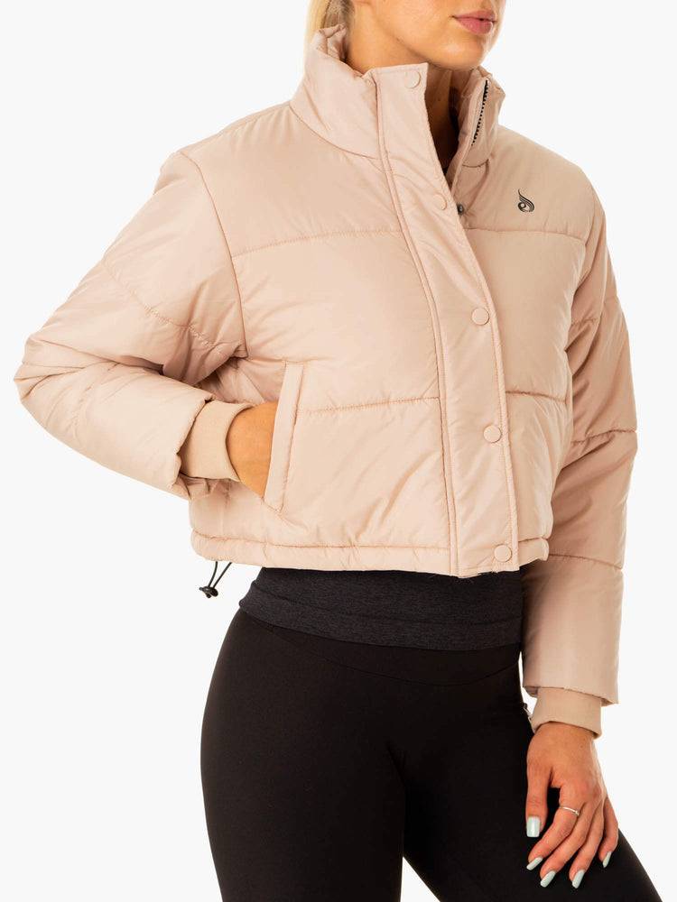 Kurtka Damskie Ryderwear Women Jackets Apex Puffer Beżowe | PL2434CE