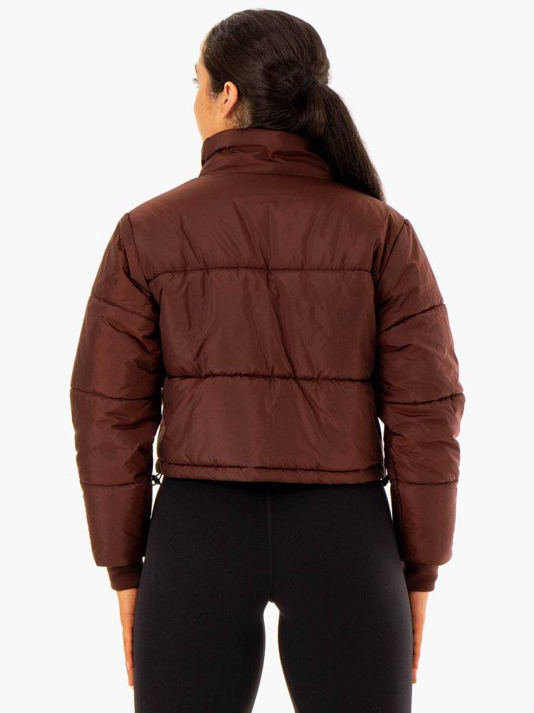 Kurtka Damskie Ryderwear Women Jackets Apex Puffer Czekolada | PL2435XF