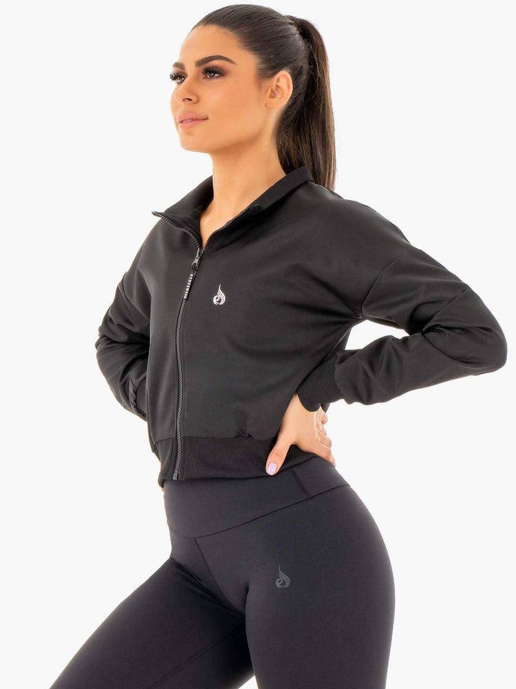 Kurtka Damskie Ryderwear Women Jackets Adapt Bomber Czarne | PL2446PQ