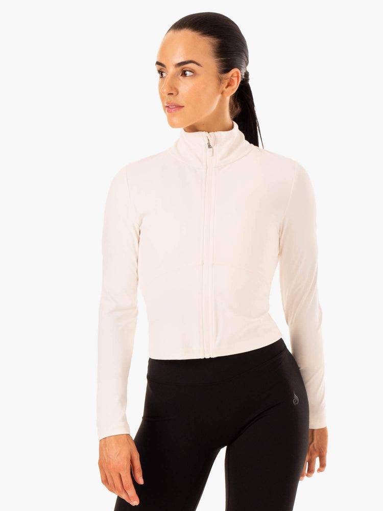 Kurtka Damskie Ryderwear Women Jackets NKD Refine Białe | PL2438KI