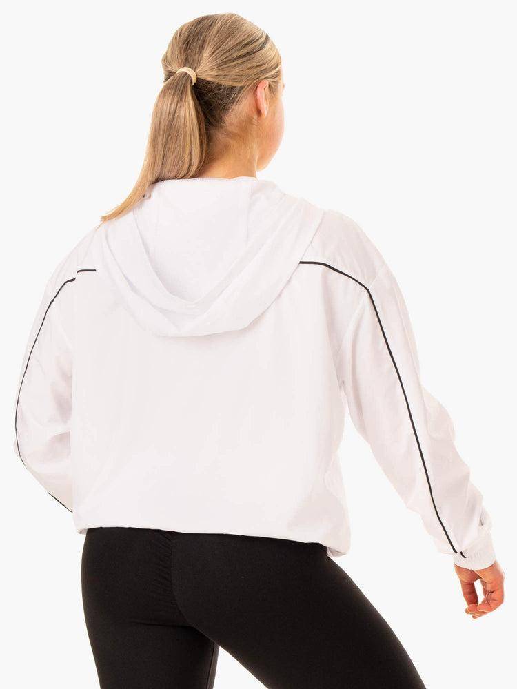 Kurtka Damskie Ryderwear Women Jackets Ultimate Windbreaker Białe | PL2431NB