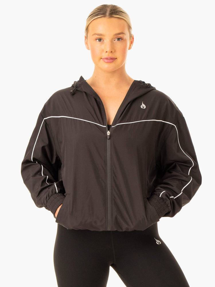 Kurtka Damskie Ryderwear Women Jackets Ultimate Windbreaker Czarne | PL2432BC