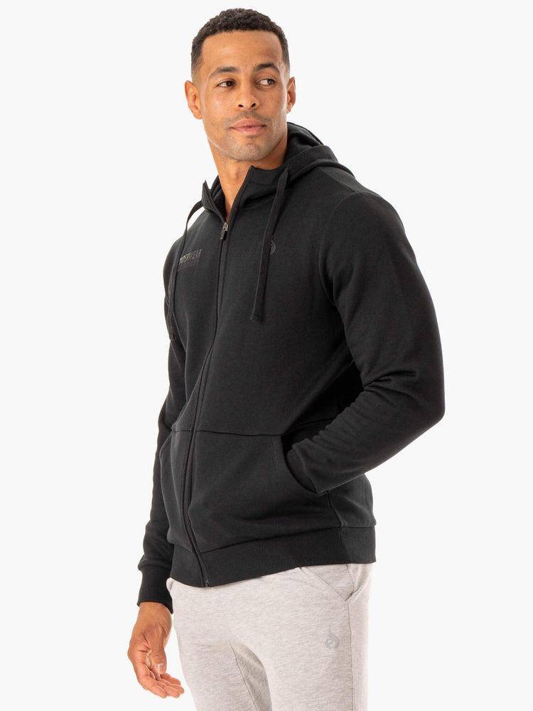 Kurtka Męskie Ryderwear Men Jackets Limitless Zip Up Czarne | PL2717AP