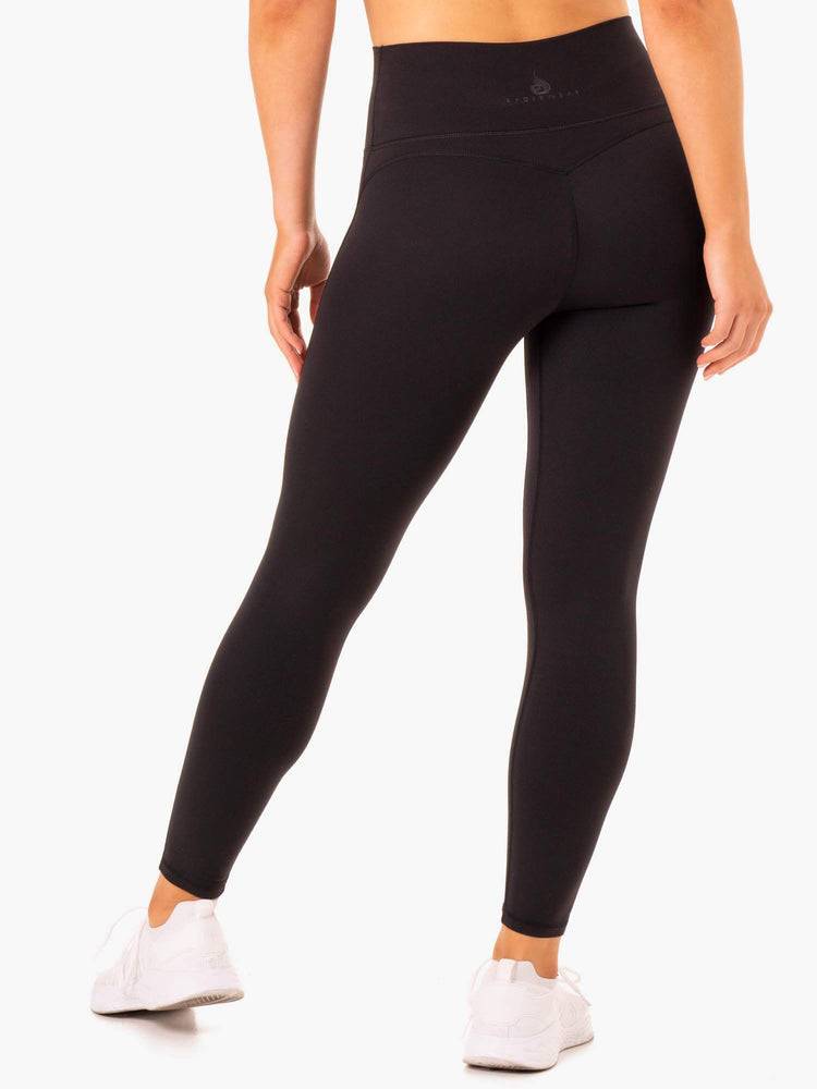 Legginsy Damskie Ryderwear Women Leggings NKD Align Czarne | PL2228XF