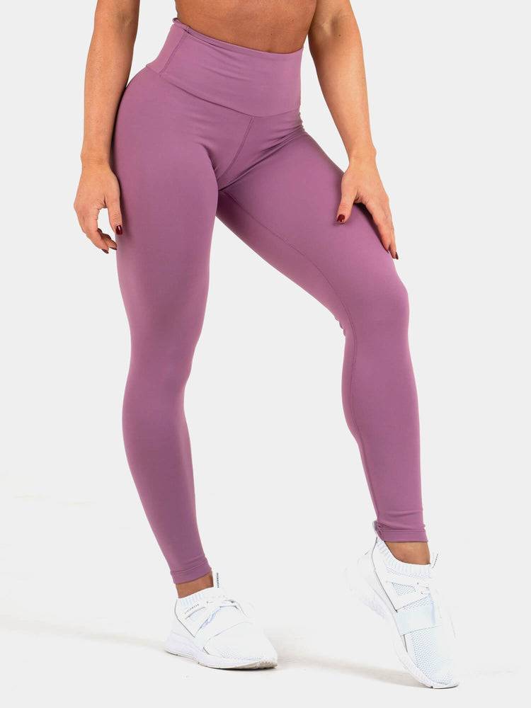 Legginsy Damskie Ryderwear Women Leggings Staples Scrunch Bum Fioletowe | PL2231BC