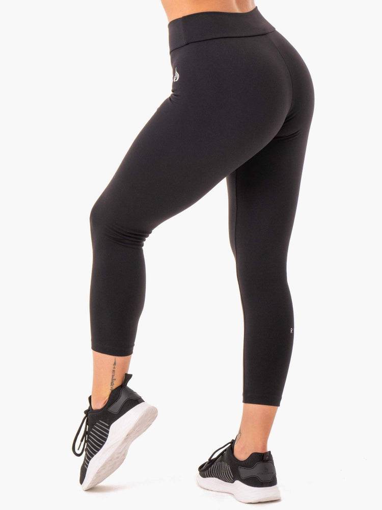 Legginsy Damskie Ryderwear Women Leggings Core 7/8 Czarne | PL2245SO