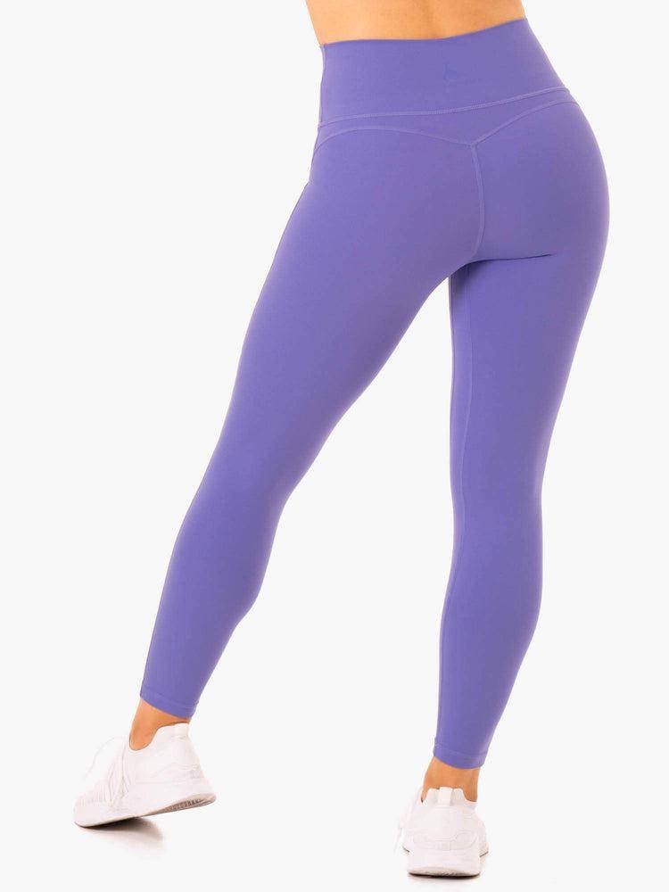 Legginsy Damskie Ryderwear Women Leggings NKD Align Fioletowe | PL2282VD