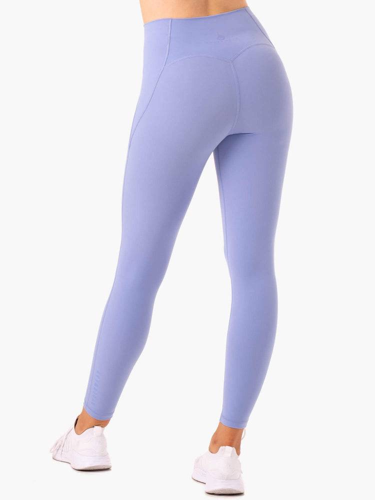 Legginsy Damskie Ryderwear Women Leggings Sola High Waisted Fioletowe | PL2284NB