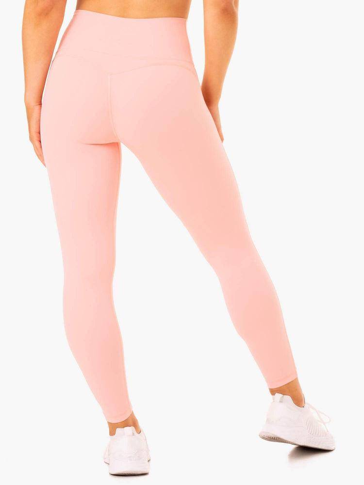 Legginsy Damskie Ryderwear Women Leggings NKD Align Różowe | PL2292UT