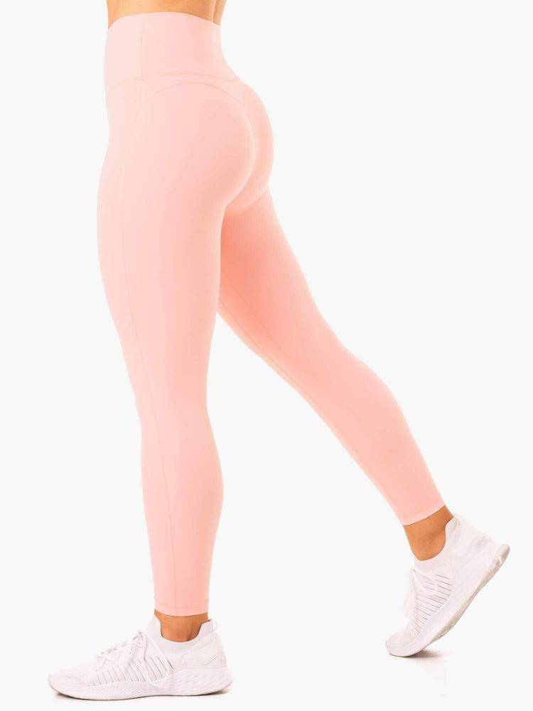 Legginsy Damskie Ryderwear Women Leggings NKD Align Różowe | PL2292UT