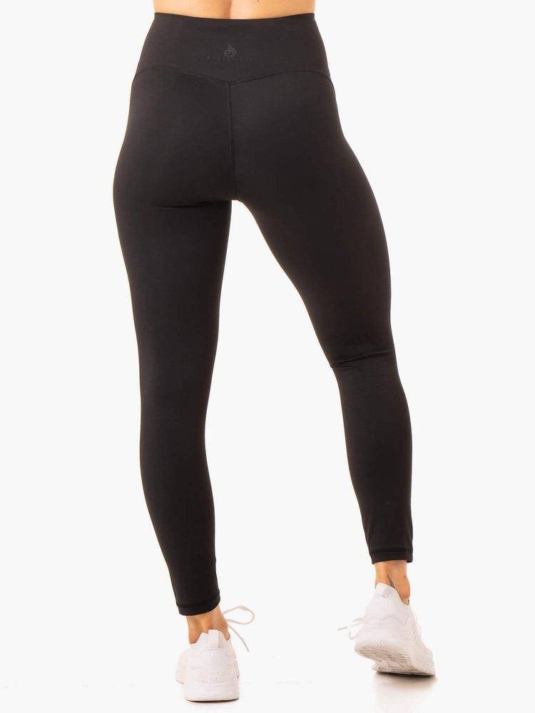 Legginsy Damskie Ryderwear Women Leggings NKD Frame High Waisted Czarne | PL2310NB