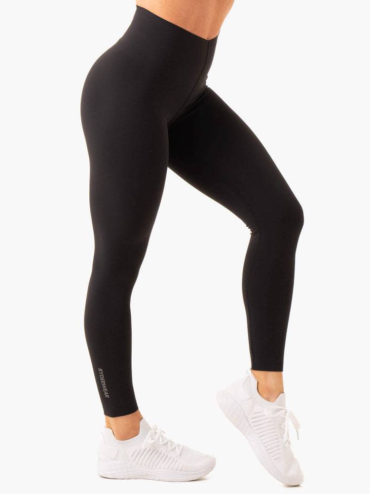 Legginsy Damskie Ryderwear Women Leggings Extend Compression Czarne | PL2332ZG