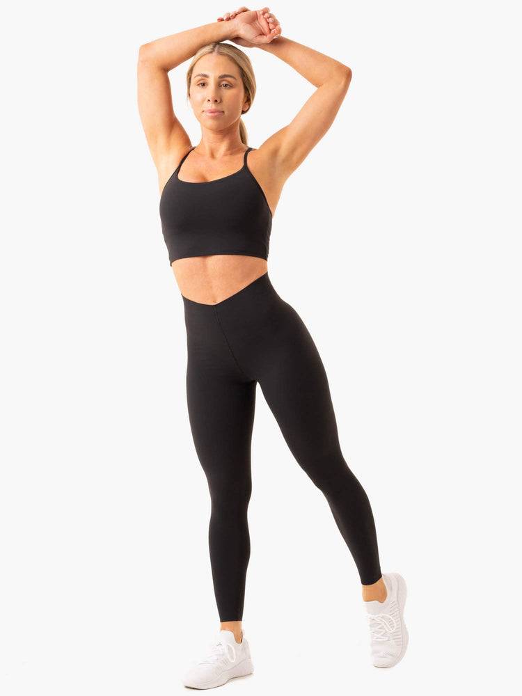 Legginsy Damskie Ryderwear Women Leggings Extend Compression Czarne | PL2332ZG