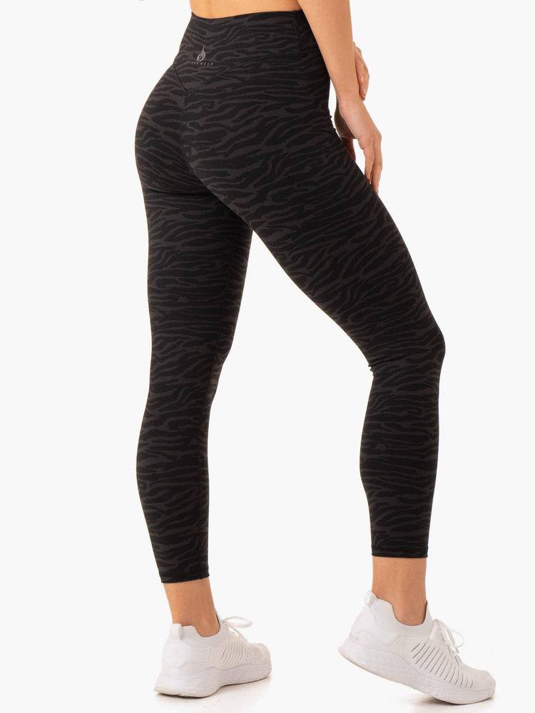 Legginsy Damskie Ryderwear Women Leggings Transform High Waisted Czarne | PL2334KI