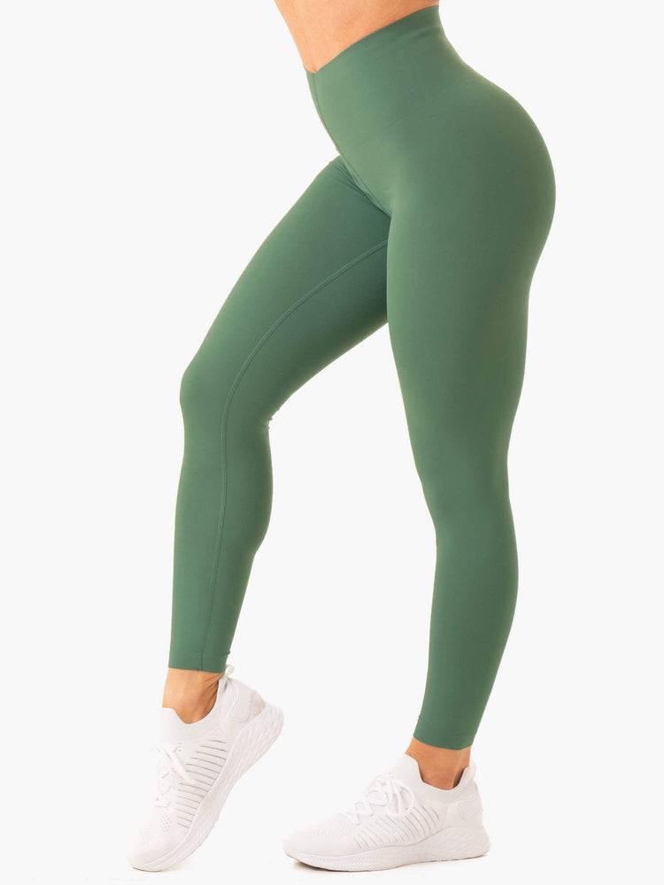 Legginsy Damskie Ryderwear Women Leggings Extend Compression Ciemny Zielone | PL2365DN